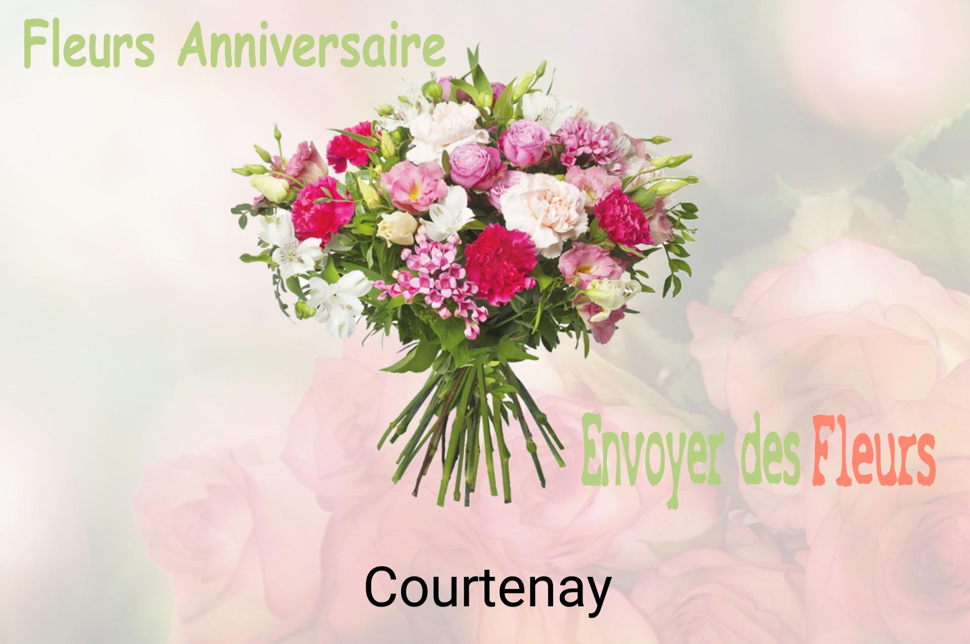 Bouquet de fleurs d’anniversaire livré à Courtenay